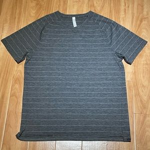 Lululemon Men’s, striped, v neck tshirt, Large
